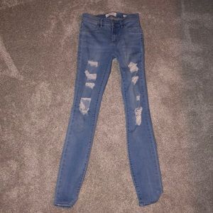 Pacsun light blue ripped jeans